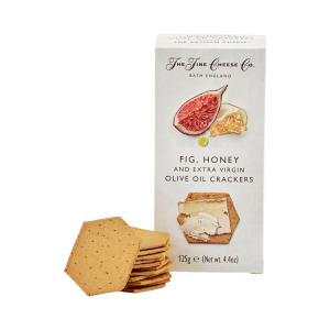 The Fine Cheese Co Fig, Honey and Extra Virgin Olive Oil Crackers 125g