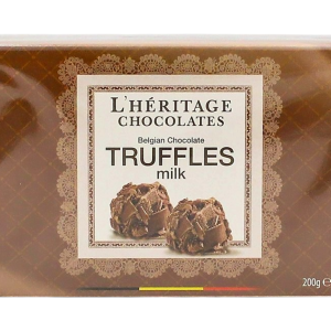 L'Heritage Chocolates Belgian Chocolate Truffles Milk 200g