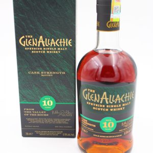 GLENALLACHIE 10 YEARS OLD CASK STRENGTH -